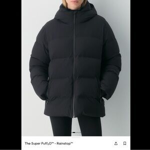 The Super Puff20™ Rainstop - Aritzia - Size S - Black - Zip Puffer Coat
